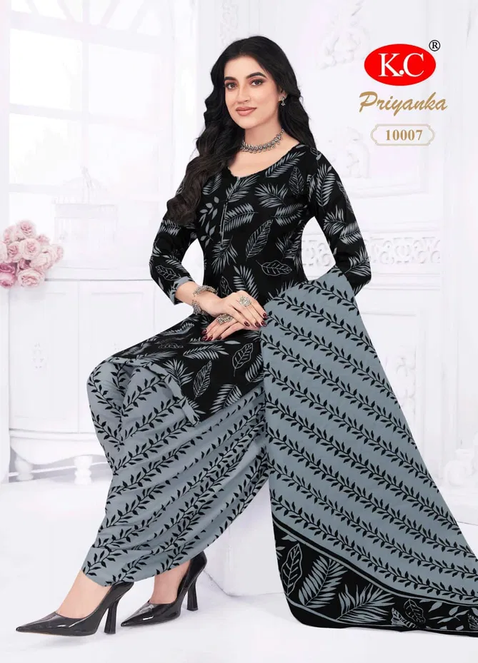 Priyanka Vol 10 By Kc Cotton Printed Readymade Dress Suppliers In India